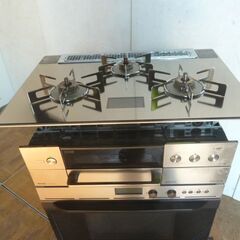 【中古】リンナイ デリシア 都市ガス ビルトインコンロ＆電子コンベック ガスオーブン 電子レンジ 幅75cm RSR-S52E-ST RHS71W31E13VCSTWの画像