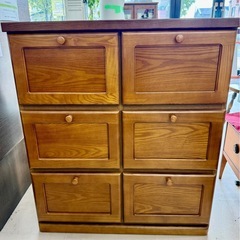 美原店　キャビネット　3段2列　収納の画像