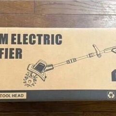 耕運機 充電式(耕幅25.5cm/耕深22cm)2個4Ahバッテリー 小型 軽量の画像