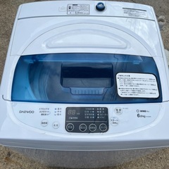 DAEWOO 洗濯機 6kg DW-S60KB の画像