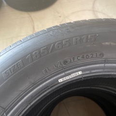 無料タイヤ　185/65R15【4621】の画像