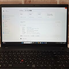 第12世代 Corei5 15.6インチ テンキー付き ThinkPad F94の画像