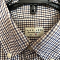 GLOBAL WORK メンズ　長袖シャツの画像