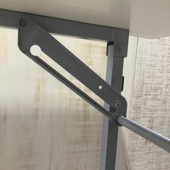 J550⭐️アイリスチトセ　折り畳みテーブル　白の画像