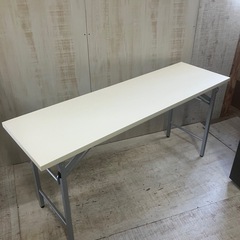 J550⭐️アイリスチトセ　折り畳みテーブル　白の画像
