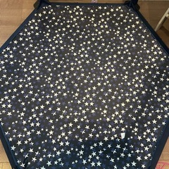 六角形 星柄 ベビーサークル 出入り口付きの画像