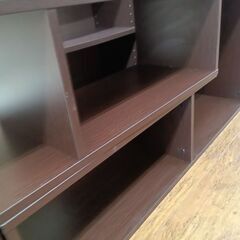 ★リユースのサカイ水戸店★オープンラックダークブラウンH51.5×D29.5×W150.5クリーニング済みMT5997の画像