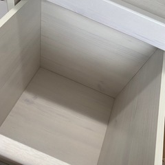 美原店 佐藤産業 POWRY ポーリー レンジ台 ホワイト ミドルレンジボード 木目調　キャビネットの画像