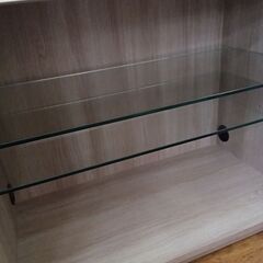 ★リユースのサカイ水戸店★キャビネットライトブラウンH165×D46×W80クリーニング済みMT5998の画像