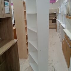 リユースのサカイ栃木店★ジモティ割あり★ IKEA 本棚 ホワイト W60×D24×H180 クリーニング済み TC11324の画像