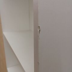 リユースのサカイ栃木店★ジモティ割あり★ IKEA 本棚 ホワイト W60×D24×H180 クリーニング済み TC11324の画像