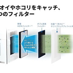 シャープ　加湿　空気清浄機　プラズマクラスターNEXT(50000)COCORO AIR搭載16畳　空気清浄31畳ブラウンkitty-PX 70Tの画像