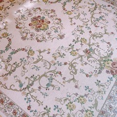 無料 コブラン織 カーペット ラグ ３帖の画像