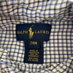 Ralph Lauren 24M シャツの画像