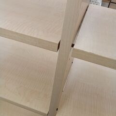 リユースのサカイ栃木店★ジモティ割あり★  本棚 ベージュ W90.5×D29×H180 クリーニング済み TC11325の画像