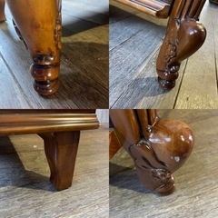 猫脚 5段チェスト ロココ調 ヨーロピアン アンティーク家具 イタリア家具 彫刻入り　の画像