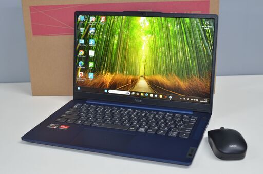 中古美品ノートパソコン NEC N1455/HAL Windows11 AMD Ryzen 5 7530U/メモリ16GB/SSD512GB/14インチ/WEBカメラ/無線内蔵