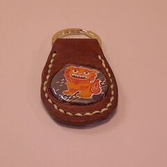 【本革】【ハンドメイド】キーホルダーの画像