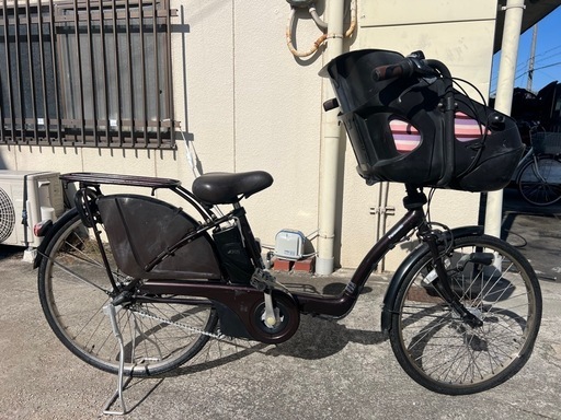?450?バッテリー長持ち?? パナソニック前22後26インチ電動自転車?現車確認?