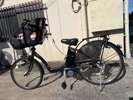 ?450?バッテリー長持ち?? パナソニック前22後26インチ電動自転車?現車確認?
