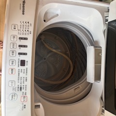洗濯機4.5キロhisense HW-E4501の画像