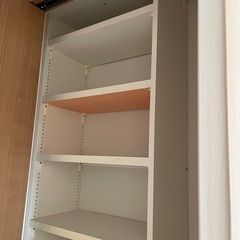 IKEA 白の本棚　2m20cmの画像