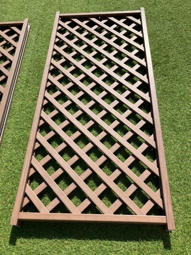 値下げしました！樹脂フェンス3枚(本体のみ)