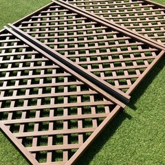 樹脂フェンス3枚(本体のみ)の画像