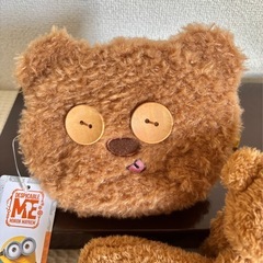 USJミニオン ティム　ポーチ（新品タグ付） ティッシュカバーふわふわ　もこもこの画像