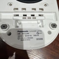美品 Panasonic パナソニック NI-CL309 コードレス スチームアイロンの画像