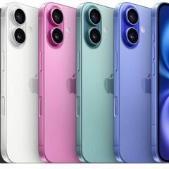 Apple iPhone 16 (128 GB) - ホワイト SIMフリー 5G対応の画像