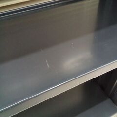 リユースのサカイ栃木店★ジモティ割あり★  本棚 ブラック W80.5×D25×H180.5 クリーニング済み TC11329の画像