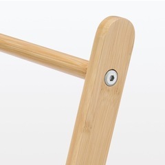 無印良品　竹材　ラック付きタオルハンガーの画像