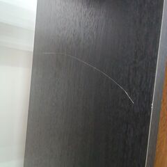 ★リユースのサカイ水戸店★キャビネットﾀﾞｰｸﾌﾞﾗｳﾝ×ﾌﾞﾗｯｸH185×D41×W56.5クリーニング済みMT6003の画像