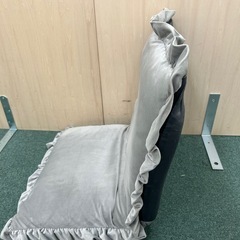 座椅子　家具　インテリア　リクライニング機能　グレーの画像