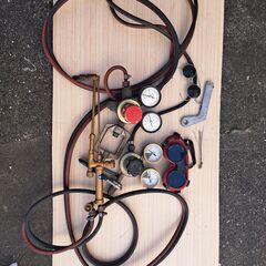 【 ガス溶接用 】ホース トーチ レギュレーター 等のセット（ボンベ類は無し）の画像