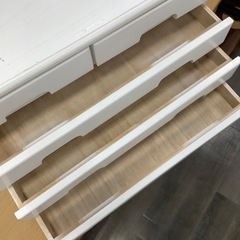 【整理整頓に！ナチュラルホワイト4段】小物入れ入荷しました！の画像