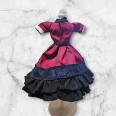 22cm-27cm向けドール服、ゴスロリワンピースを販売しますの画像
