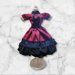 22cm-27cm向けドール服、ゴスロリワンピースを販売しますの画像