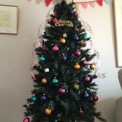 美品　クリスマスツリー　セット　スリム180cm程の画像