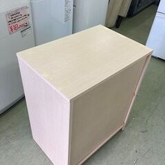 【リサイクルショップ　ピカソ　小松原】📦✨ 幅58cm カラーチェスト Mサイズ 3段 キャビネット ライトナチュラル ✨🏡★6055★の画像
