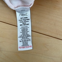 next 足つきロンパース４枚の画像