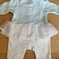 ミキハウス　ロンパース　ドレス風の画像