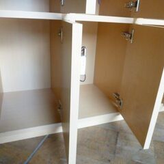 【中古】木製ロッカー 30室 30BOX 収納 貴重品 小物ロッカー 鍵付 幅1500×奥行405×高さ1500mm オフィス 施設 教室 鍵×2欠品の画像