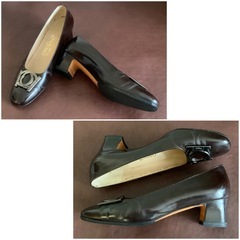 サルバトーレフェラガモ【24㎝位】パンプス☆クリーニングお手入れ済6331の画像