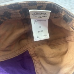 キッズ，ベビーハット　50サイズの画像