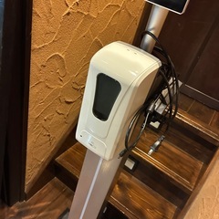 非接触型体温計　アルコール消毒　液晶の画像