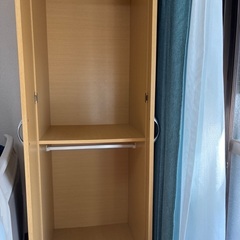 10/29まで！引取に来て下さる方ミラー付きワードローブの画像