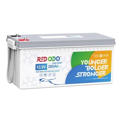 Redodoリン酸鉄リチウムイオンバッテリー12.8V280ah 低温保護、3584wh.200A BMS 1回のみ使用　手渡し可　発送可