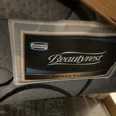 【愛品倶楽部柏店】シモンズ ダブルベッド (ビューティレストGV ウォシュロン) フレーム＆マットレスSETの画像